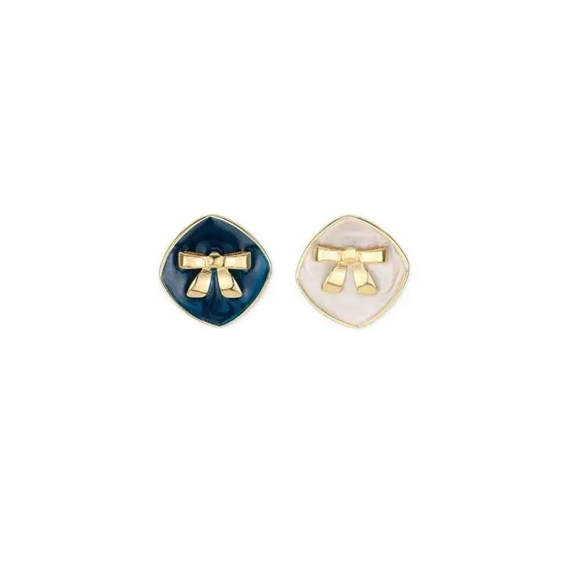 S925 Silver Bow Earrings for Women 2024 - Image 5