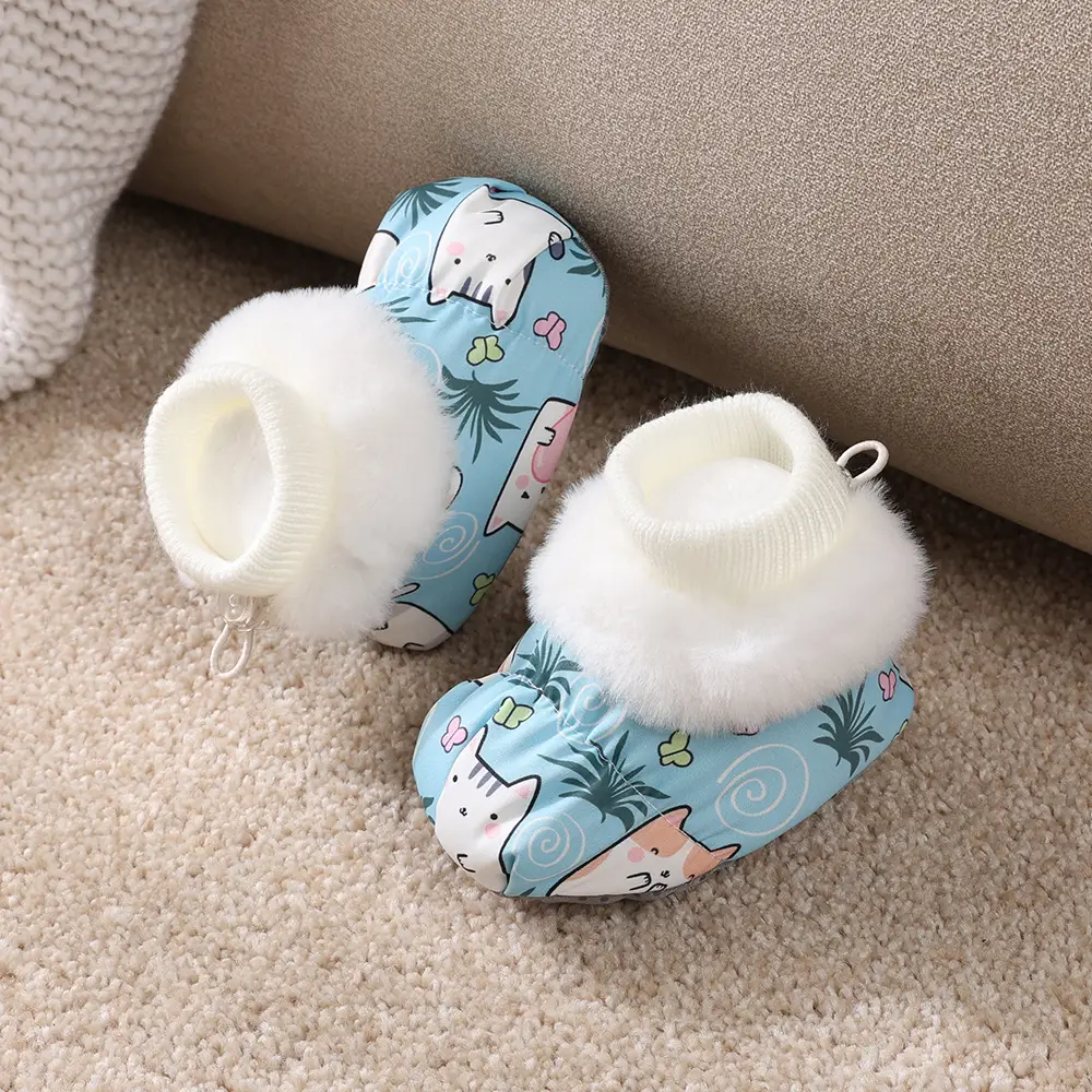 Newborn Baby Shoes Winter Warm Waterproof 3-6-12