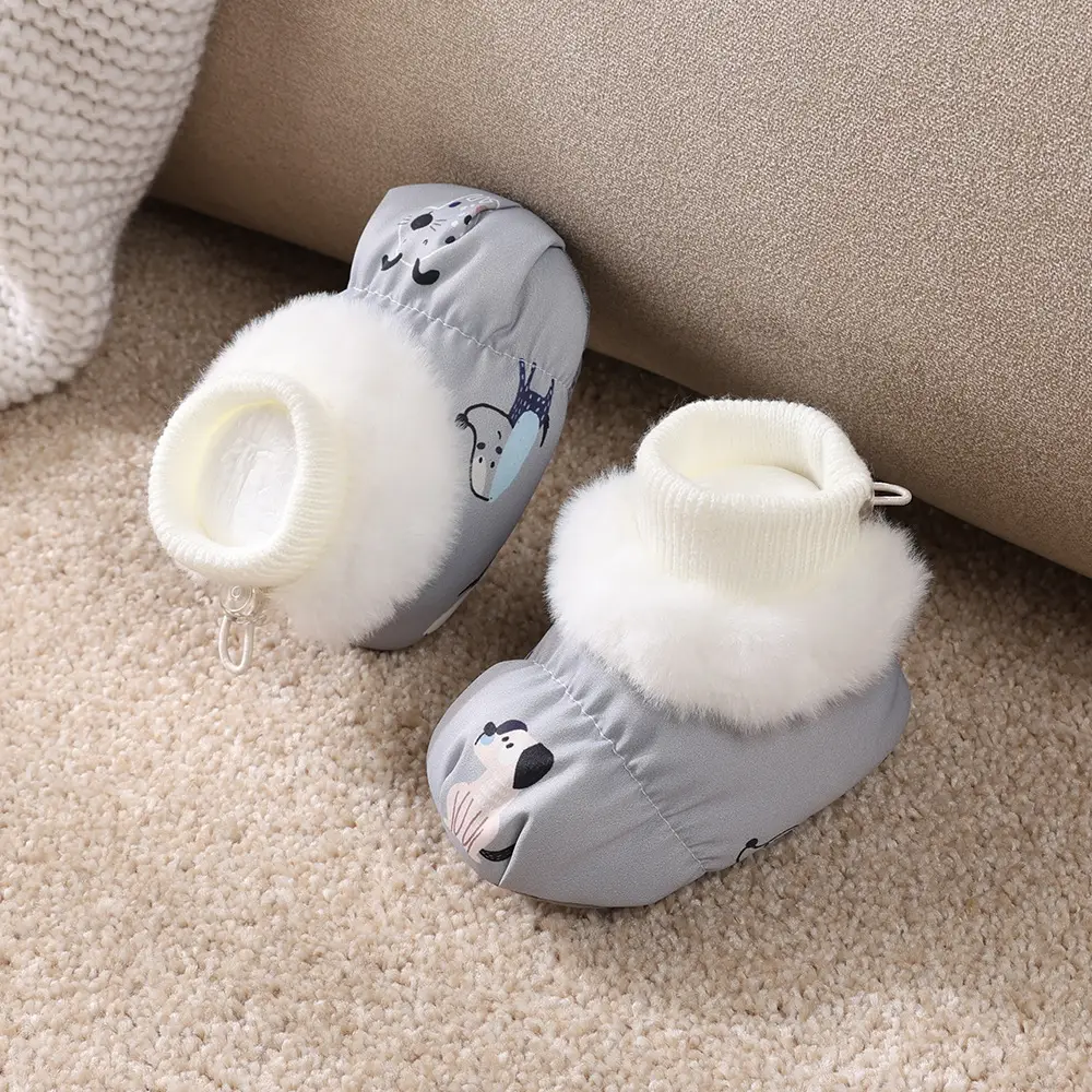 Newborn Baby Shoes Winter Warm Waterproof 3-6-12
