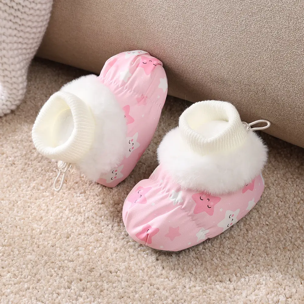 Newborn Baby Shoes Winter Warm Waterproof 3-6-12