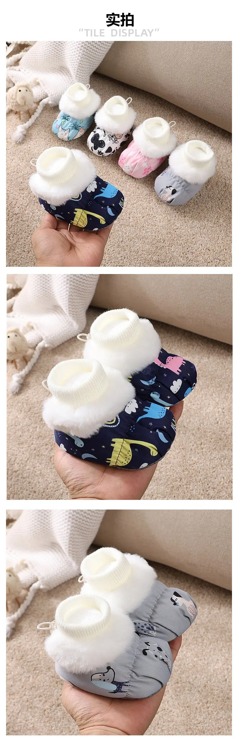 Newborn Baby Shoes Winter Warm Waterproof 3-6-12 — feature 6