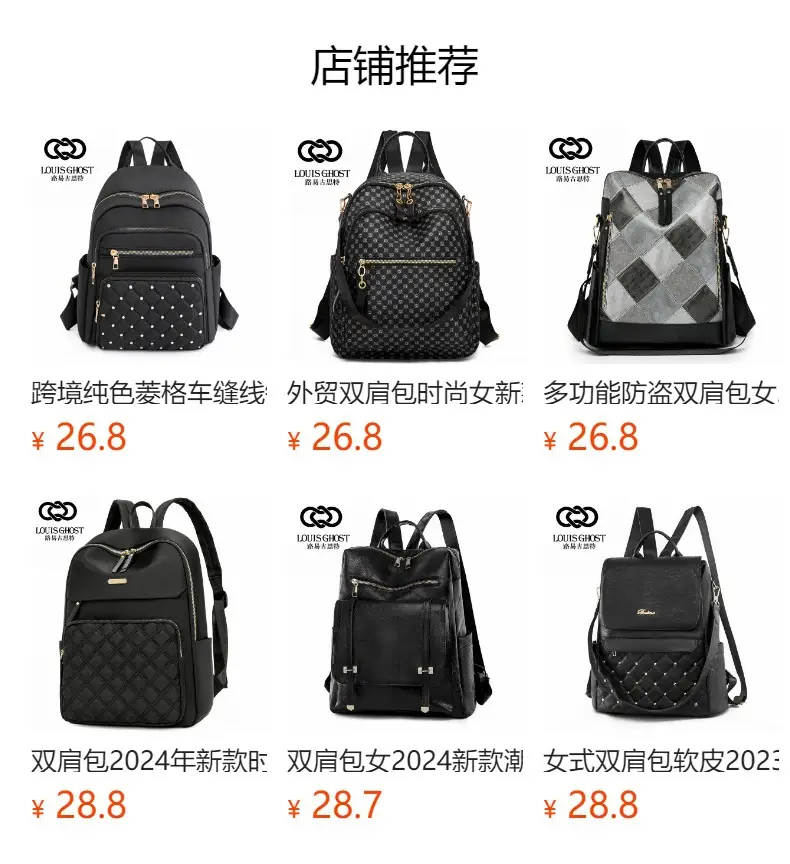 Women's Large Capacity Oxford Cloth Travel Backpack — feature 1