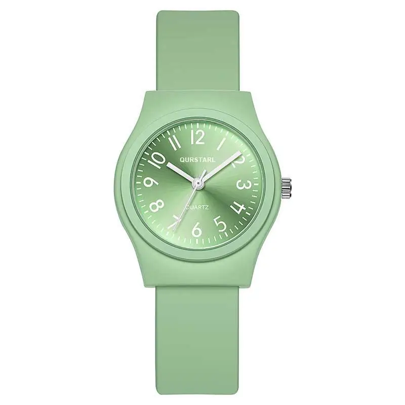 Women's Black Silicone Casual Watch with Digital Display - Image 5