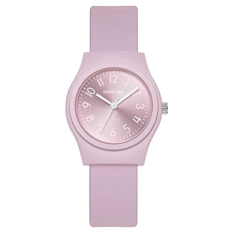 Women's Black Silicone Casual Watch with Digital Display - Image 6