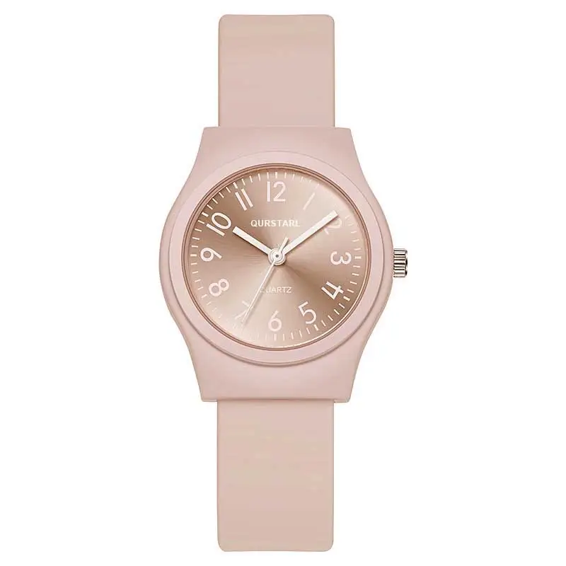 Women's Black Silicone Casual Watch with Digital Display - Image 3
