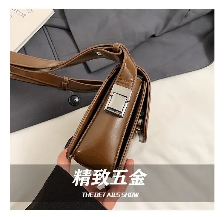 Stylish Black Square Crossbody Bag for Women — feature 4