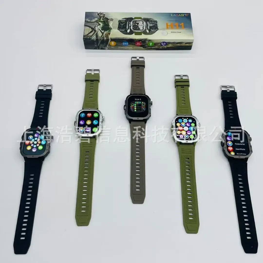 H11 Smart Watch 2.19 Inch Black Digital Display - Image 4
