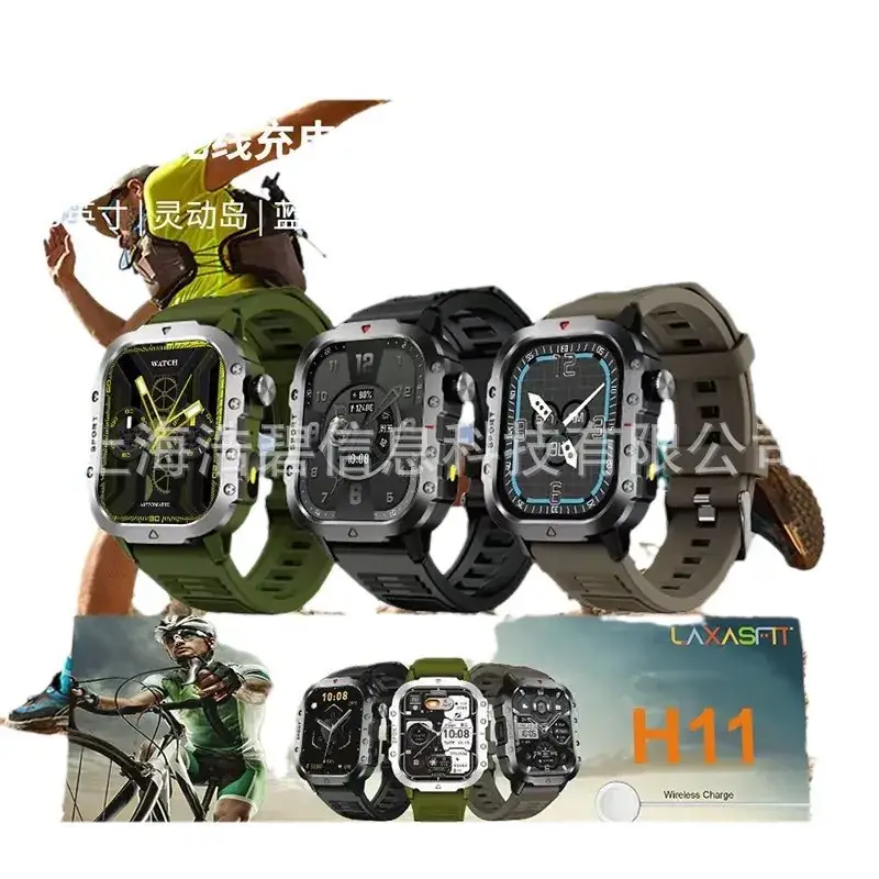 H11 Smart Watch 2.19 Inch Black Digital Display - Image 5