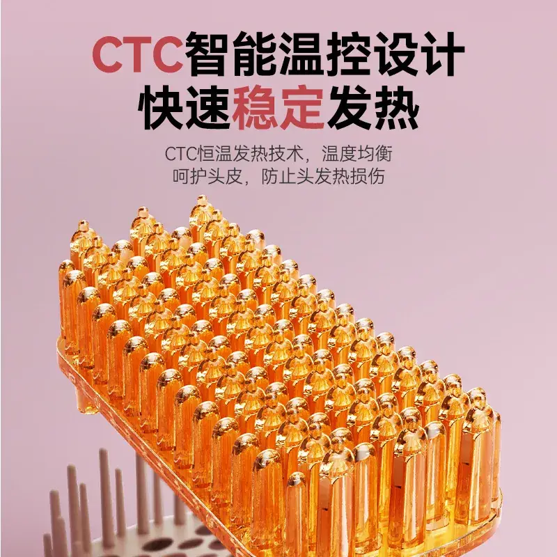 CTC Smart Temp Control Hair Straightener Comb