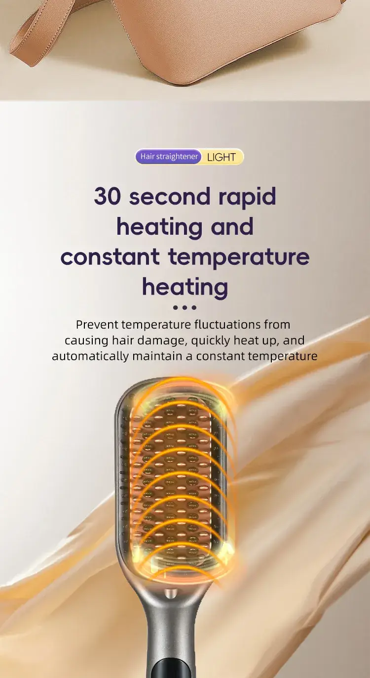 CTC Smart Temp Control Hair Straightener Comb — feature 5