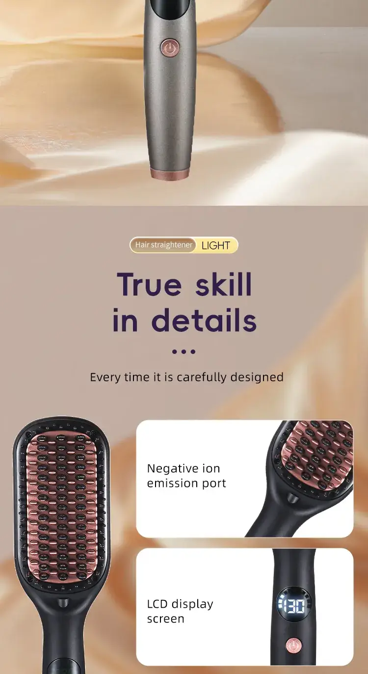 CTC Smart Temp Control Hair Straightener Comb — feature 6