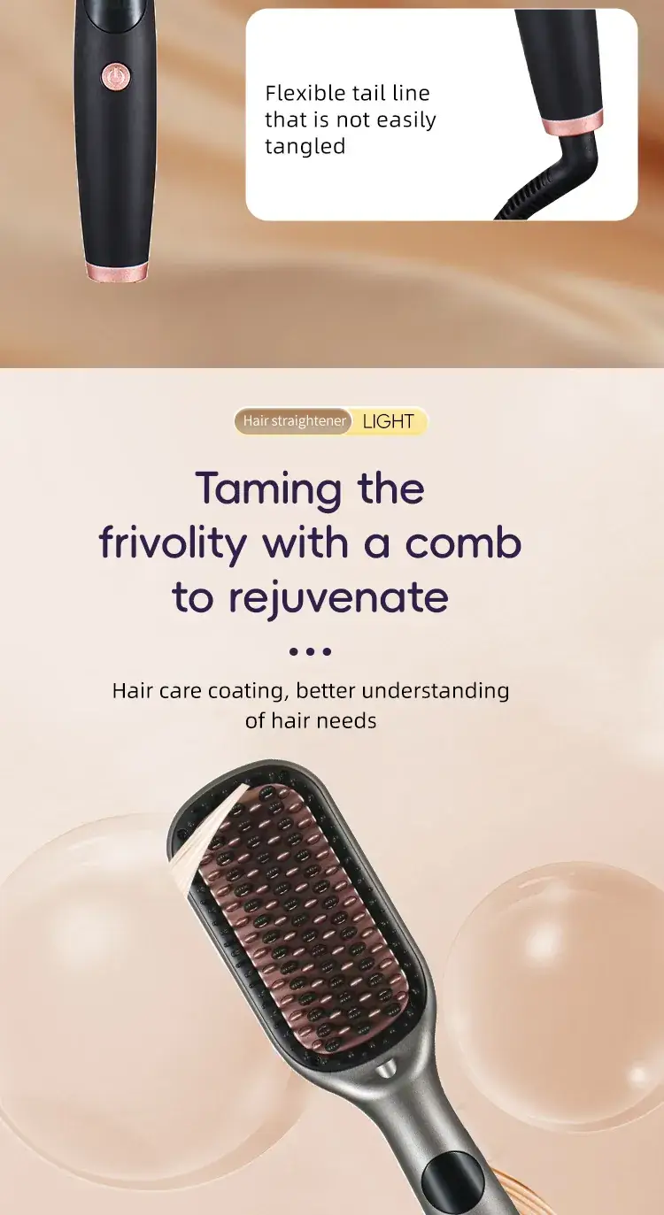 CTC Smart Temp Control Hair Straightener Comb — feature 7