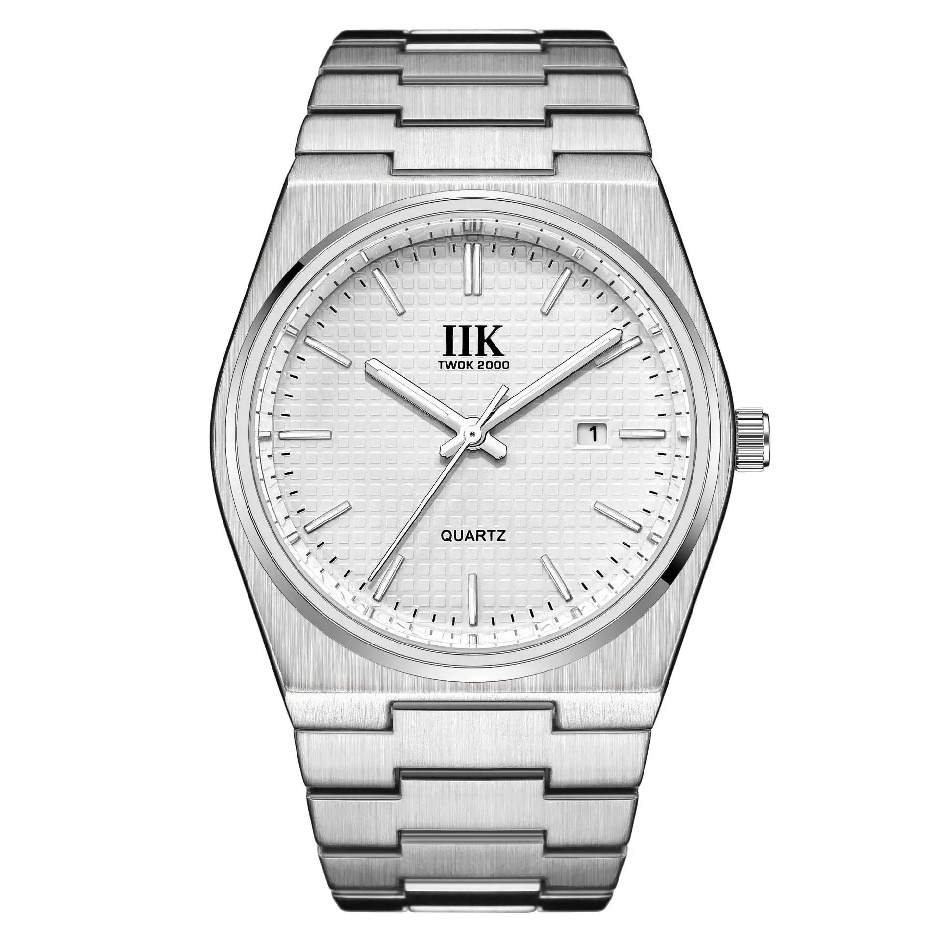 International IIK1380 Men's Quartz Watch Rose Black Blue Stainless Steel - Image 3