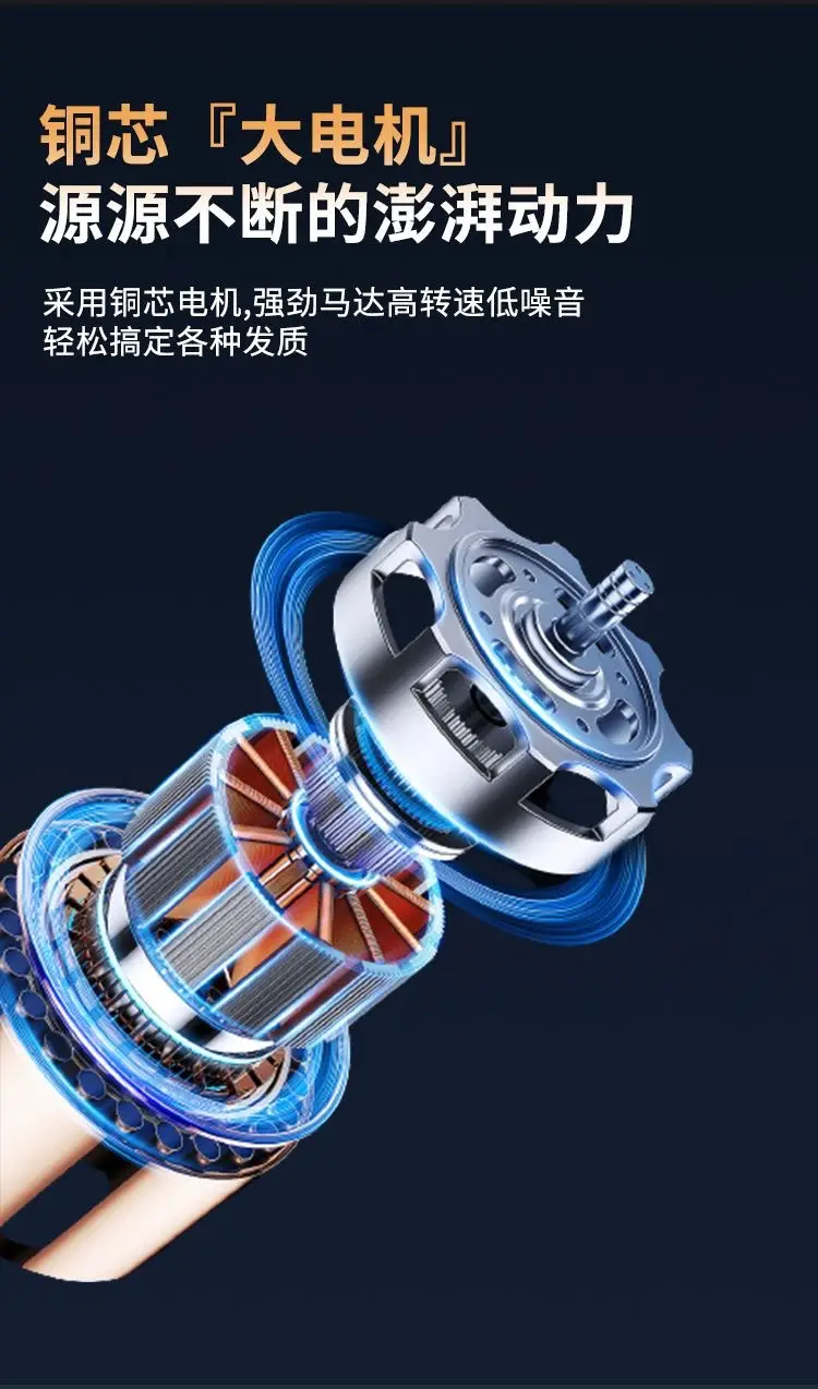 Electric Hair Clipper with 2-5 Speeds & Micro Adjustment — feature 7