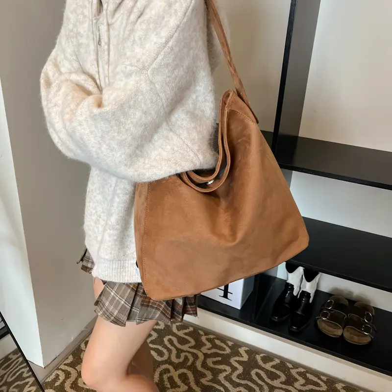 Vintage Frosted Shoulder Bag for Women 2024 - Image 7