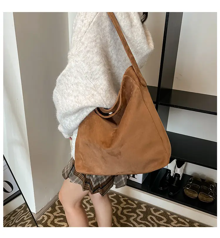 Vintage Frosted Shoulder Bag for Women 2024 — feature 1
