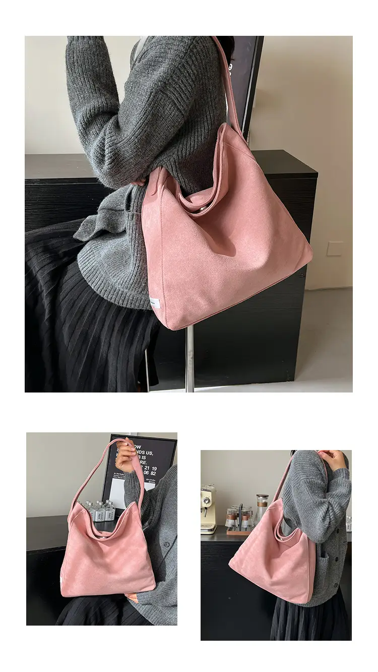 Vintage Frosted Shoulder Bag for Women 2024 — feature 5