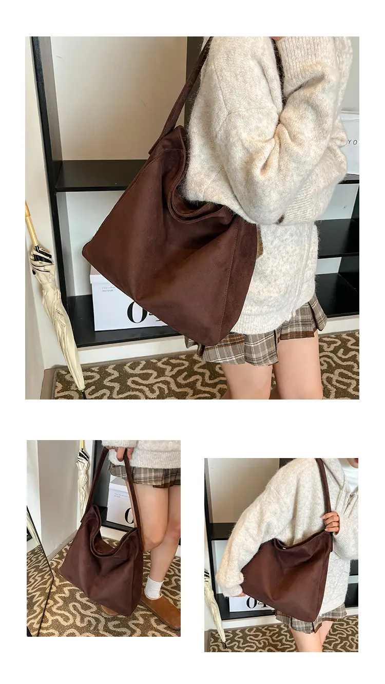 Vintage Frosted Shoulder Bag for Women 2024 — feature 6