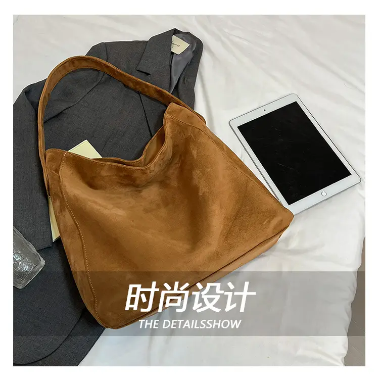 Vintage Frosted Shoulder Bag for Women 2024 — feature 9