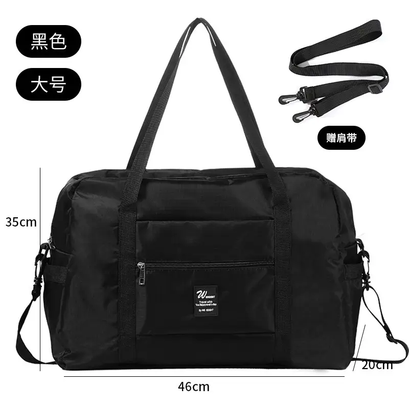 Blue Travel Duffel Bag with Sleeves & Shoulder Strap - Image 2
