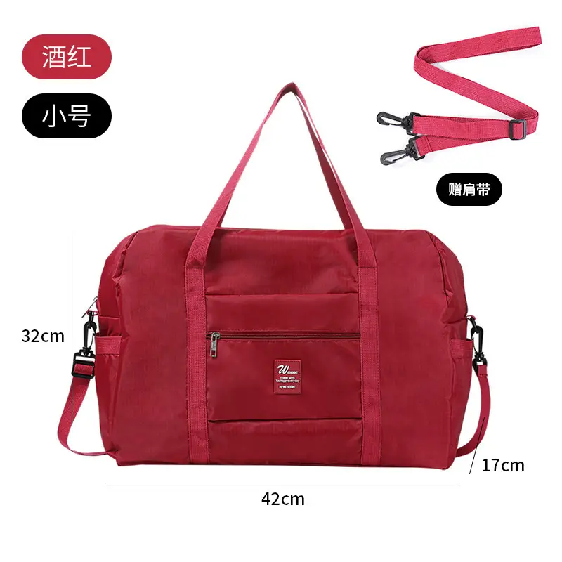 Blue Travel Duffel Bag with Sleeves & Shoulder Strap - Image 5
