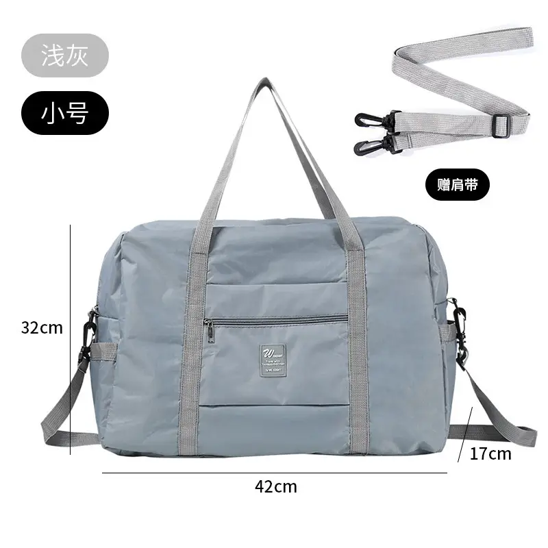 Blue Travel Duffel Bag with Sleeves & Shoulder Strap - Image 8