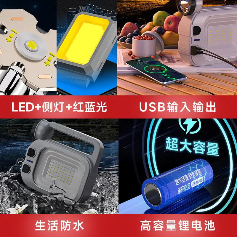 Solar Powered Camping Light with Strong Flashlight & Long Range - Image 4