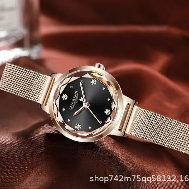 Women's Swiss Import Mechanical Watch Rose Gold 24mm - Image 8