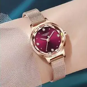 Women's Swiss Import Mechanical Watch Rose Gold 24mm - Image 9
