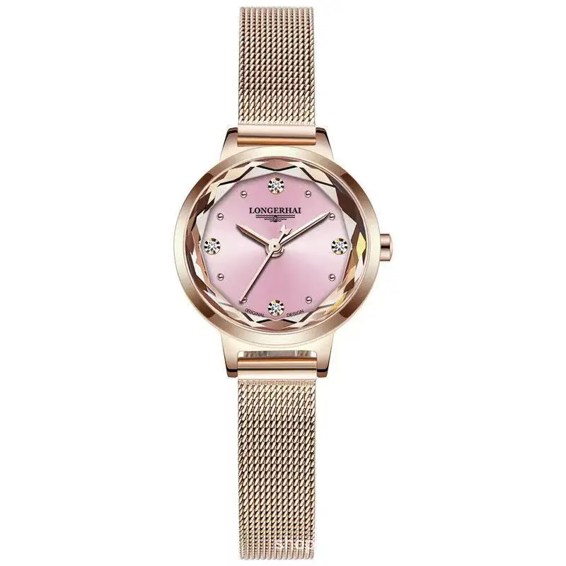 Women's Swiss Import Mechanical Watch Rose Gold 24mm - Image 2