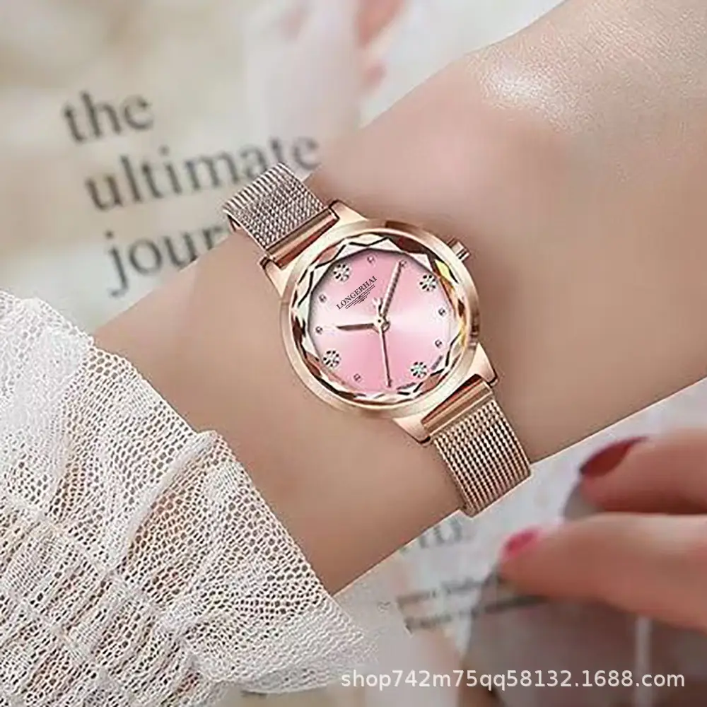 Women's Swiss Import Mechanical Watch Rose Gold 24mm — feature 2