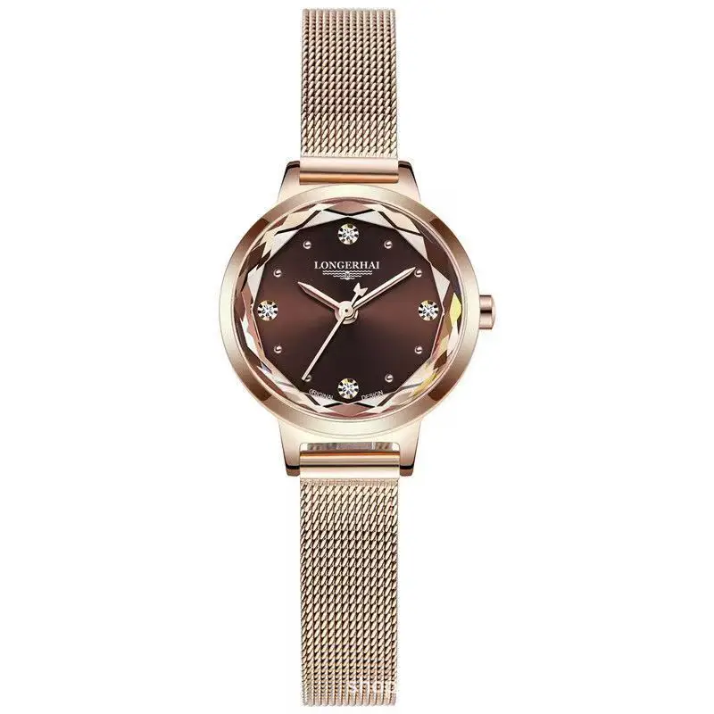Women's Swiss Import Mechanical Watch Rose Gold 24mm - Image 4