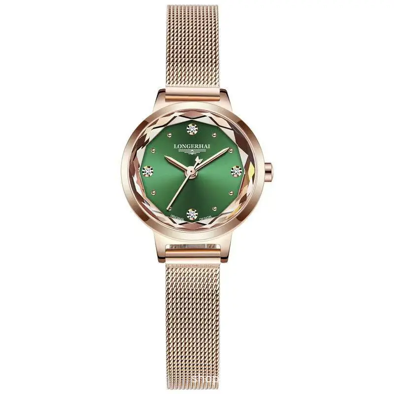 Women's Swiss Import Mechanical Watch Rose Gold 24mm - Image 5