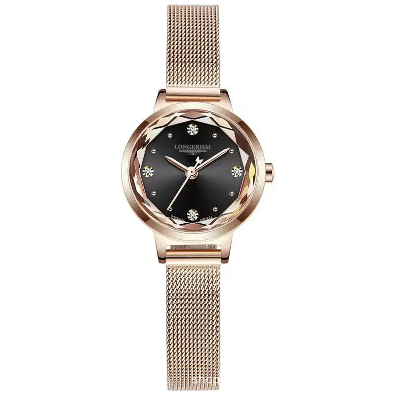 Women's Swiss Import Mechanical Watch Rose Gold 24mm - Image 6