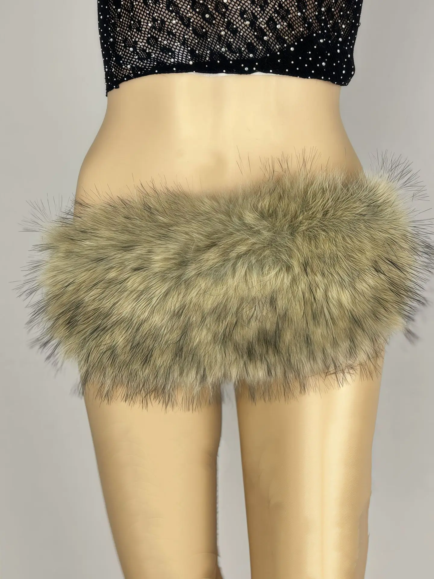 New Rabbit Fur Belt for Women Waist Cover Europe America — feature 30