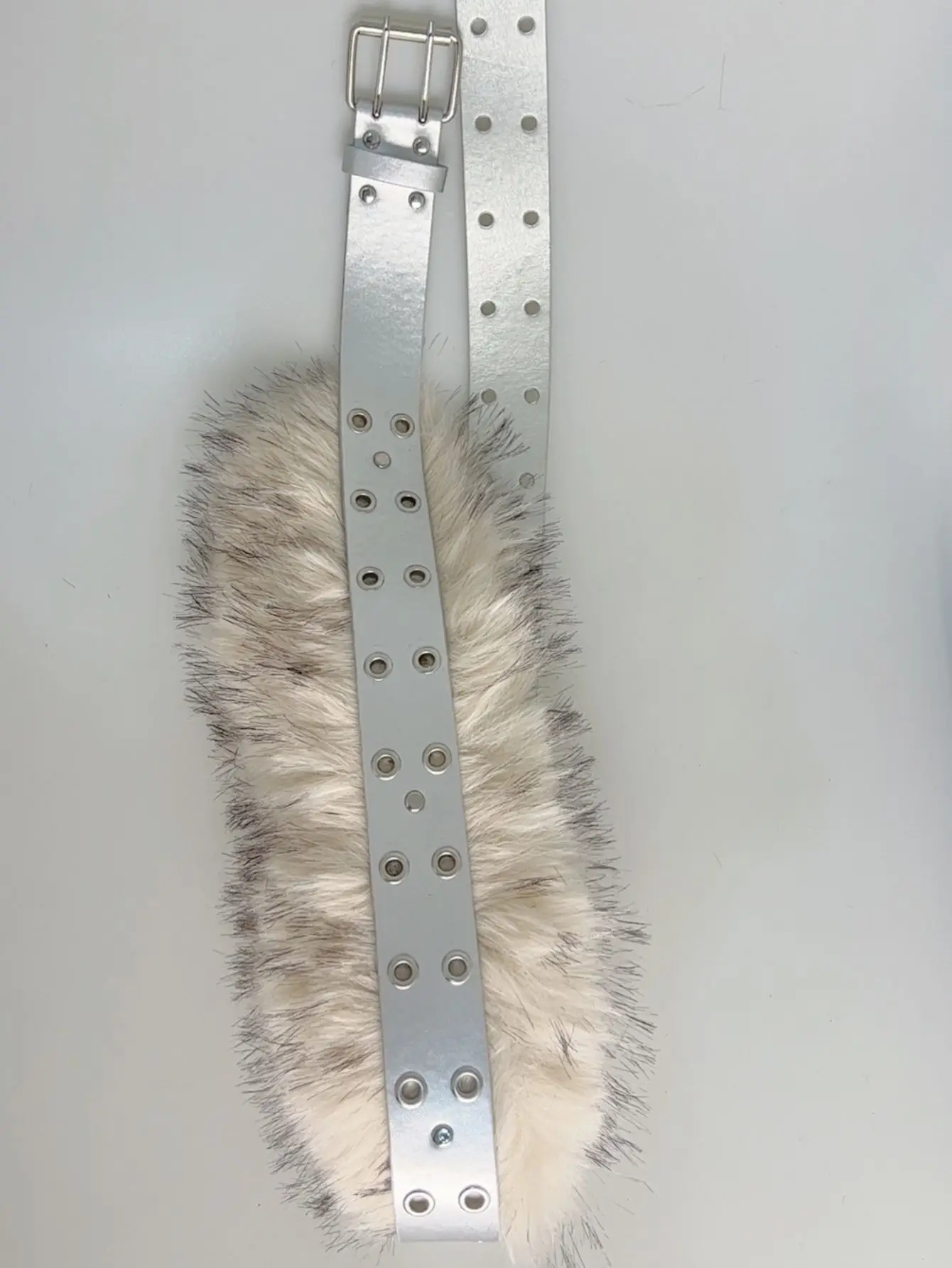 New Rabbit Fur Belt for Women Waist Cover Europe America