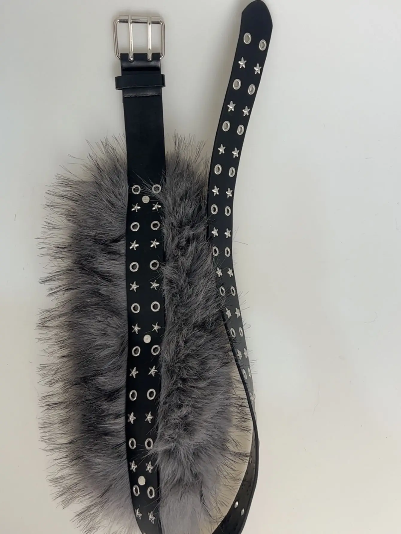 New Rabbit Fur Belt for Women Waist Cover Europe America