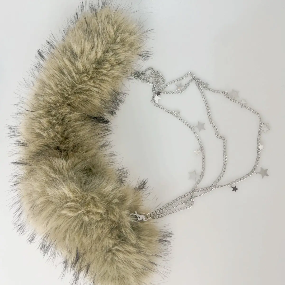 New Rabbit Fur Belt for Women Waist Cover Europe America
