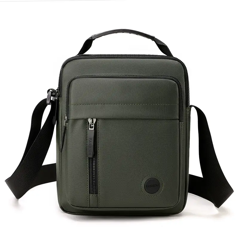 Men's Black Waterproof Crossbody Shoulder Bag - Image 4