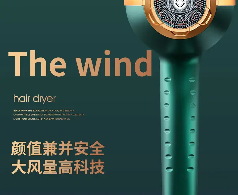 Smart Temp Hair Dryer 57°C Blue Light Salon Use — feature 5
