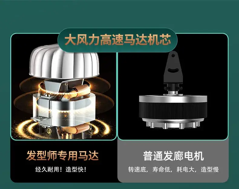 Smart Temp Hair Dryer 57°C Blue Light Salon Use — feature 7