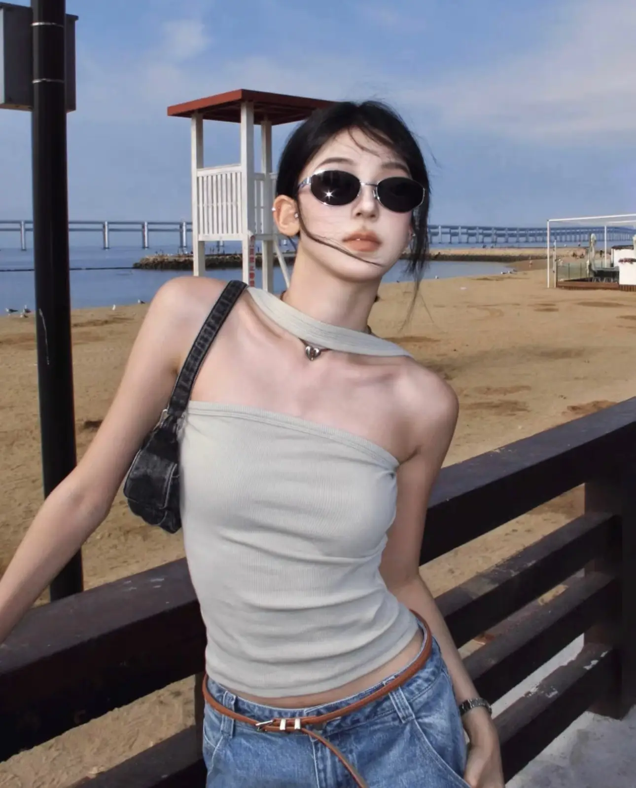 Retro Oval Metal Sunglasses Women High Definition Lens — feature 10