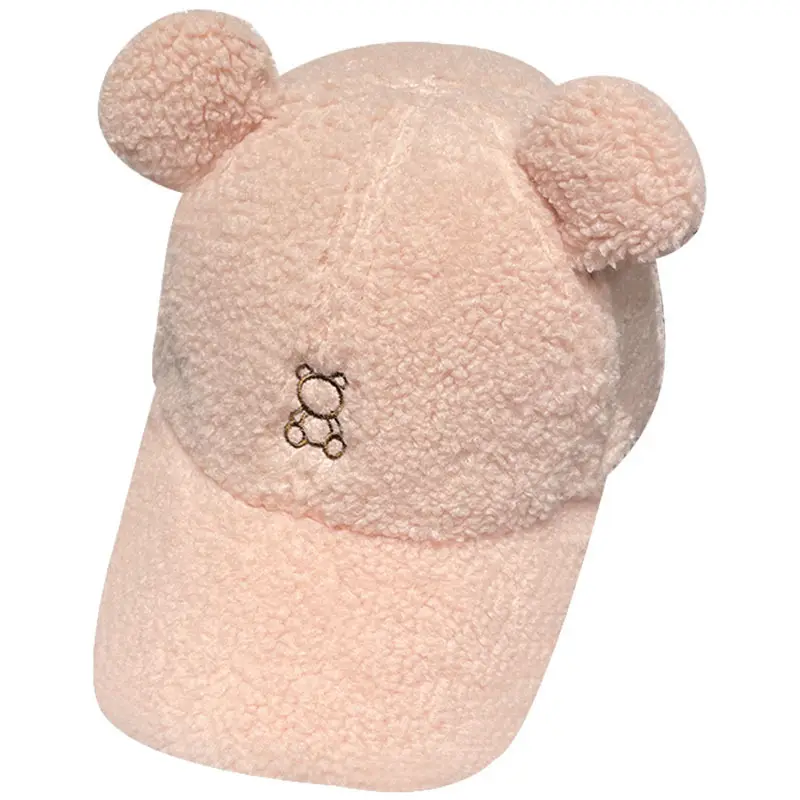 Japanese Embroidered Bear Ear Cap for Girls Winter Warm - Image 15