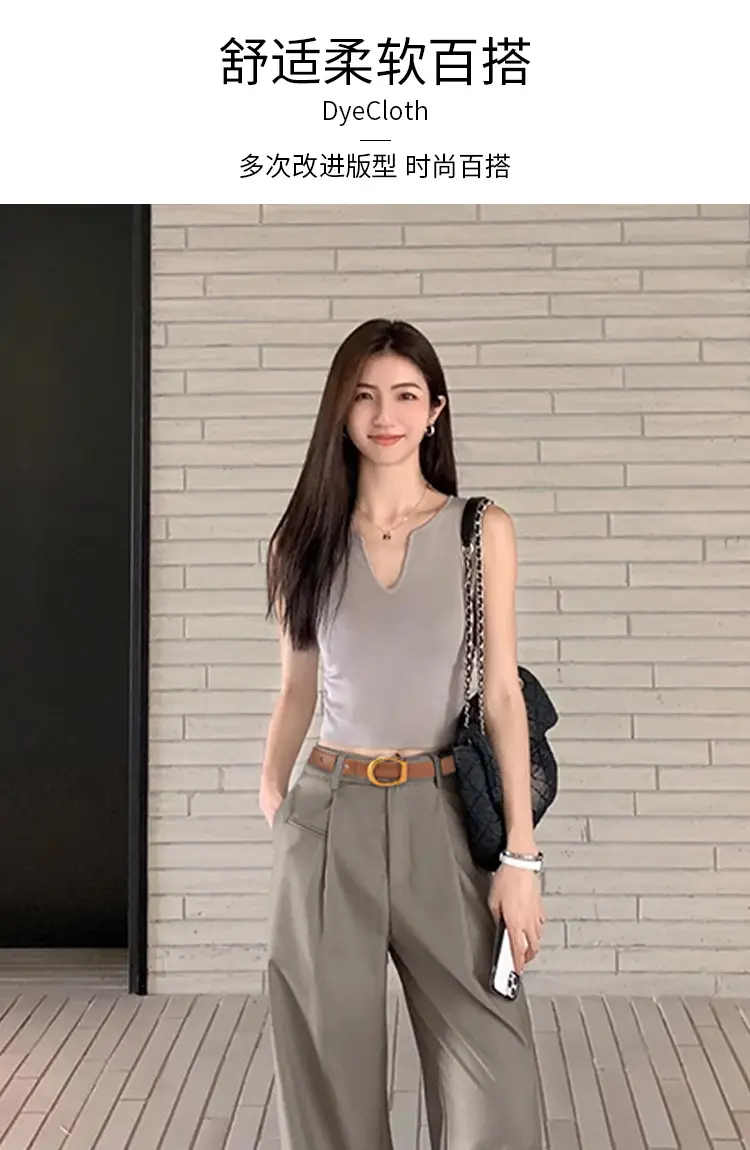 Women's Genuine Leather Belt with Gold Buckle — feature 9