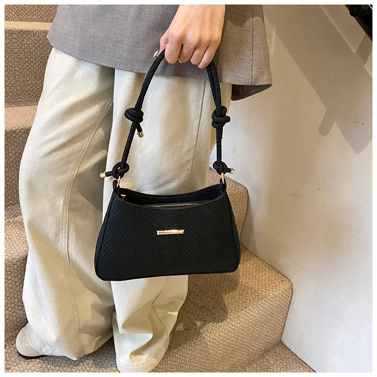 Black Textured Crossbody Bag for Women 2024 — feature 13