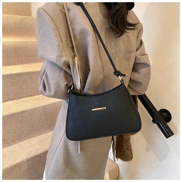 Black Textured Crossbody Bag for Women 2024 — feature 16