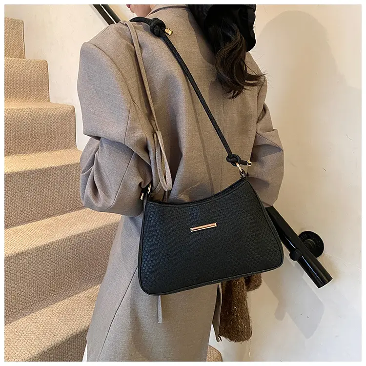 Black Textured Crossbody Bag for Women 2024 — feature 17