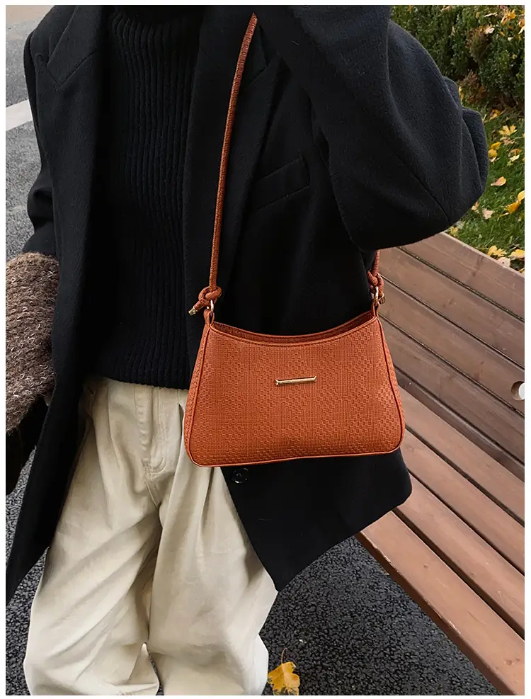 Black Textured Crossbody Bag for Women 2024 — feature 35