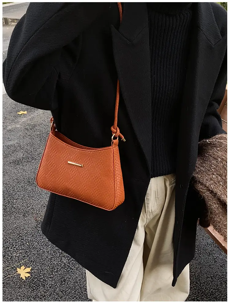 Black Textured Crossbody Bag for Women 2024 — feature 36