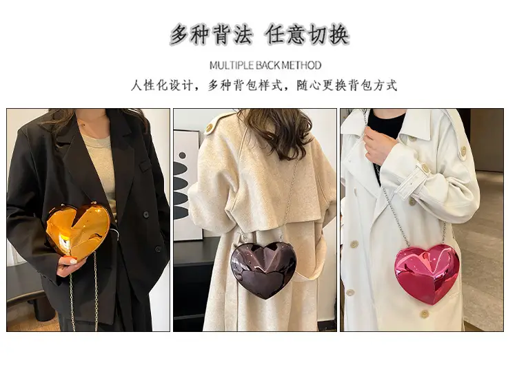 Red Heart-Shaped Crossbody Bag for Women — feature 10